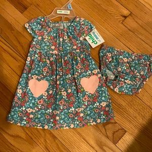 Carter’s Floral Dress with Diaper Cover-up NWT 3-6 mos